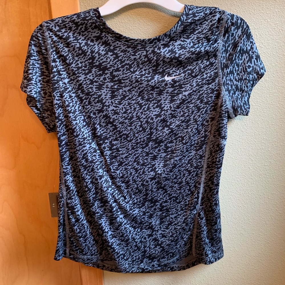 Nike Black Dri Fit Short Sleeve Top